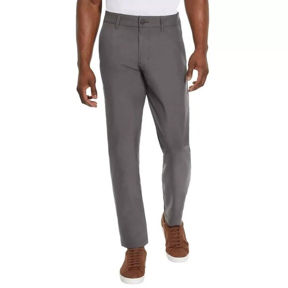 NEW Marc New York Andrew Marc Men's 38X34 Commuter Pants Gray Slim-Fit 4-Way - Picture 1 of 9